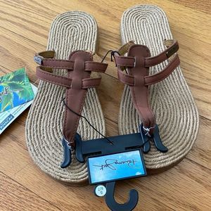 Panama Jack Tan Foam sandals, Size 6/7 READ DESCRIPTION